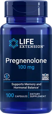 Life Extension Pregnenolone 100 Mg 100 Caps - Free Shipping • $15.99