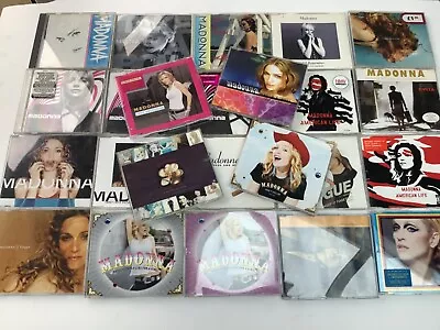 Madonna Cd Single Lot 24 X CD SINGLES ALL LISTED • $31.13