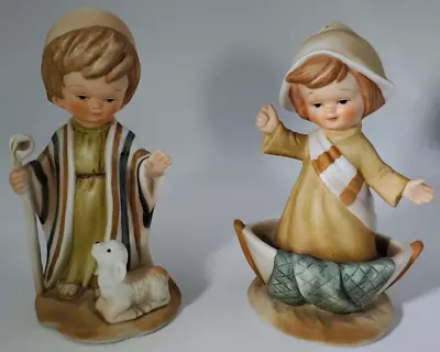 Vintage 1980 Enesco Little Bible Friends Boy And Girl • $17.95