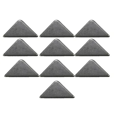 10 Pack Chassis Mounting Mini Gusset Tabs 1/8  Thick Steel 1-1/2  Long Weldable • $14.50