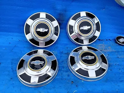 Chevy TRUCK HUBCAPS 16  Wheel DOG DISH 1976-1989 3/4 TON SUBURBAN BLAZER VAN Set • $150