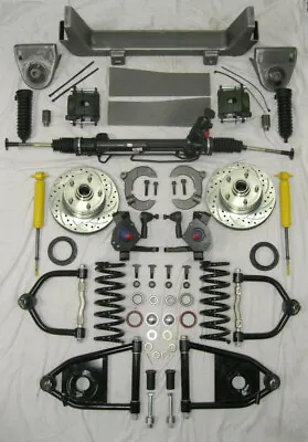 1953 To 1956 Ford F100 Mustang II Power Front End Suspension Kit IFS 2  Drop • $1599