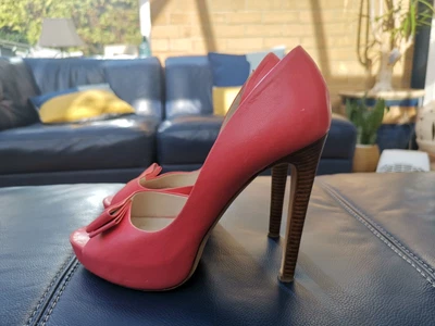 £26 • Buy Gorgeous Rupert Sanderson Heels In Coral Pink UK 5