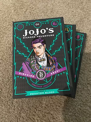 JoJo's Bizarre Adventure Part 1 Phantom Blood Hardcover Manga Lot Volumes 1-3 • $35.99