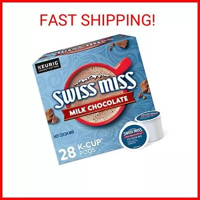 Swiss Miss Milk Chocolate Hot Cocoa Keurig Single-serve K Cup Pods 28 Count • $26.09