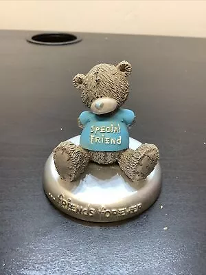 £6.95 • Buy Me To You Bear Figurine Ornament Tatty Teddy Silver Cake Topper Special Friend