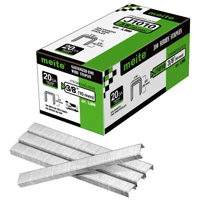 Meite 20 Gauge 7/16  Wide Crown From 1/4  To 7/8  Galvanized Upholstery Staples • $139.99