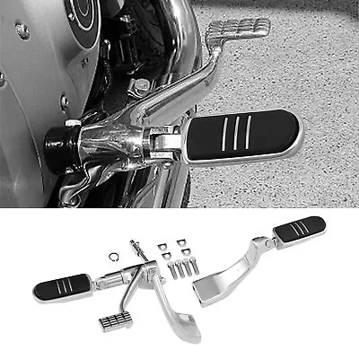 Chrome Mid Control Kit Foot Pegs Fit For Harley Sportster Iron 883 1200 14-22 US • $129.99