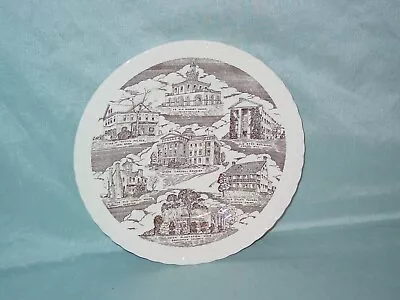 Vintage Vernon Kilns Taylor's Brown & White North Carolina Collector Plate • $11.99