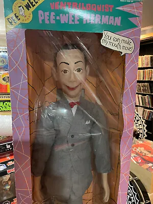 Matchbox Pee-Wee Herman 26  Ventriloquist Dummy Doll New In Packaging • $135