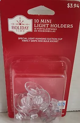 10 Pcs Mini Suction Cup Christmas Light Holders Christmas Lights Mini • $8.99