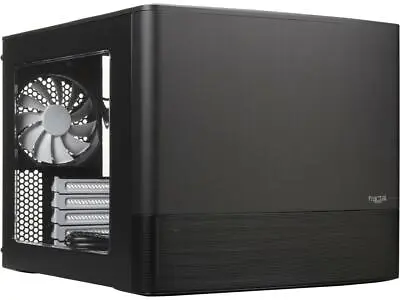 Fractal Design Node 804 Black Window Aluminum Steel Micro ATX Cube Computer Case • $124.99
