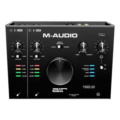 M-Audio AIR 192 8 4-In 4-Out 24/192kHz USB Audio MIDI Interface  • £162.50