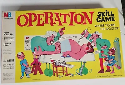 Old Vintage 1965 Milton Bradley Operation Game Complete (no Rubber Band) • $45