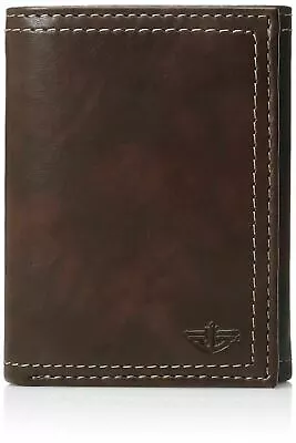 Dockers Men's RFID-Security Blocking Trifold Wallet With Zipper Closure • $24.99