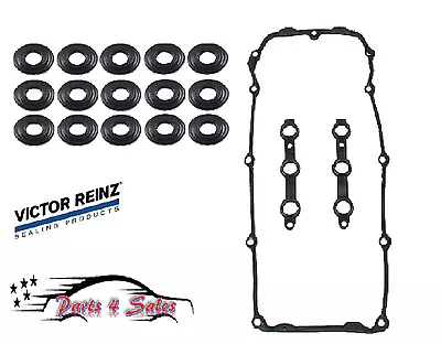 BMW Victor Reinz OEM German Valve Cover Gasket Set With 15 Bolt Seals E46 E39 • $31.50