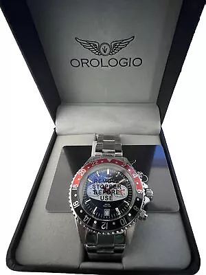 Orologio Mezzo Men's Dual Time Multi Function Watch • $310