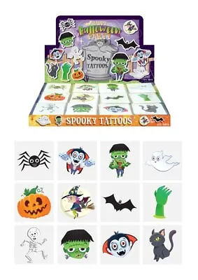 £2.19 • Buy 36 HALLOWEEN Temporary Tattoos Transfer Childrens Party Loot Bag Fillers
