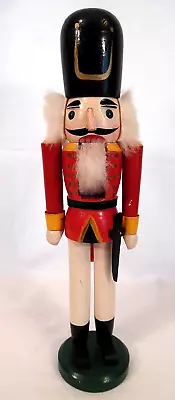 Christmas Vintage All Wood Beefeater Guard Nutcracker W/Sword 15 5/8  Tall • $8