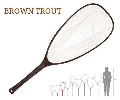 FishPond Nomad Emerger Net - Brown Trout - Free US Shipping • $159.95