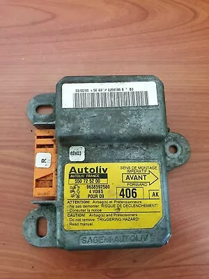 £13.15 • Buy Peugeot 406 HDI 2.0 A IRBAG CONTROL UNIT ECU - 550725200 / 9638592580