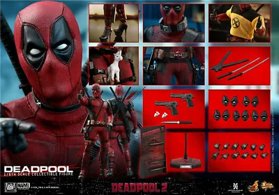 New Hot Toys MMS490 Deadpool 2 New 1/6 Figure 2.0 • $308.57