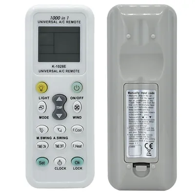 New K-1028E For Universal LCD Air Conditioner IR AC A/C Remote Control 1000 In 1 • $3.69