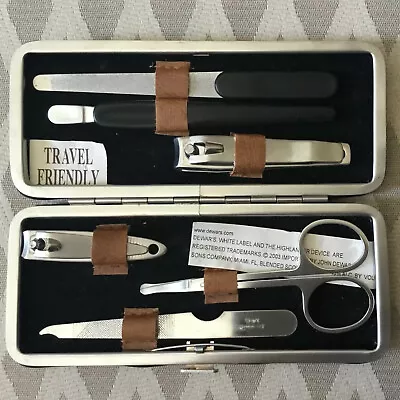 BEST MEN’S GIFT - Vintage Leather Manicure Set - Unused Travel Men's Gift Nails • $70
