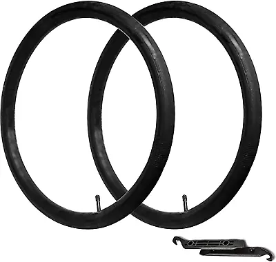 (2-Pack)  700X35/43C Inner Tubes Schrader & Presta Valve - 28  700C Bike Tubes F • $20.72