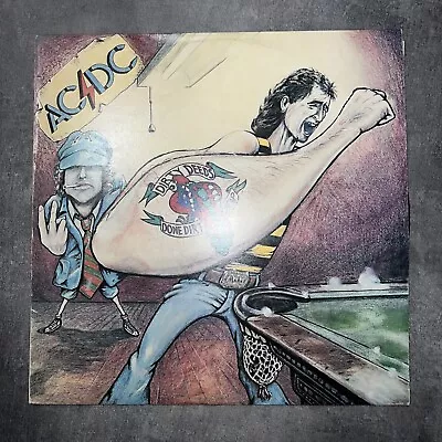 AC/DC Dirty Deeds Vinyl LP Record OZ Blue Roo Albert 1st Press Promo ACDC Aus 33 • $899