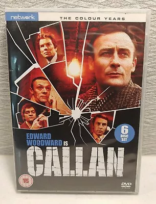 Callan - The Colour Years - DVD 6 X Disc Set - Edward Woodward - Region 2 PAL • £18.99