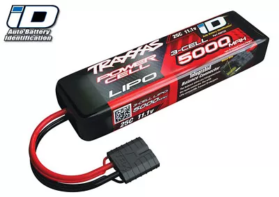 Traxxas 2872X 3S 11.1V 5000 25C LiPo Battery W/iD Connector : E-Maxx Brushless • $69.95