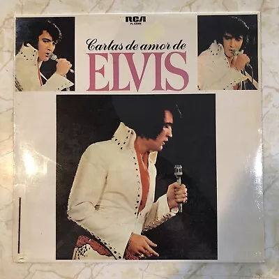 Elvis Presley Cartas De Amor De Elvis Rare 1977 Spain Press Mint Vinyl/EX  Cov. • $49.99