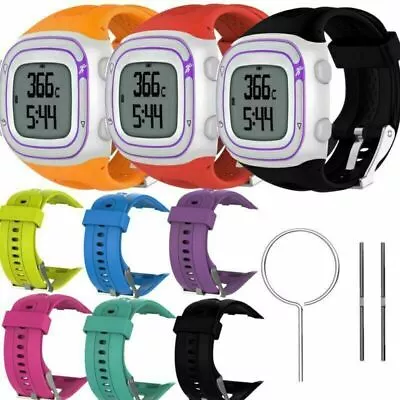 For Garmin Forerunner 10/Forerunner 15 GPS Watch S/L Silicone Band Wrist Strap • $12.39