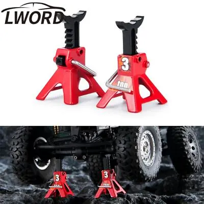 LWORD 2PCS Metal Jack Stands Repairing Tool For 1/18 TRAXXAS TRX4M  SCX24 RC Car • $14.72