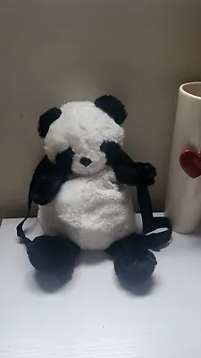 PANDA BEAR Children Rucksack Backpack Soft Plush 16  Tall A1 • £12.99