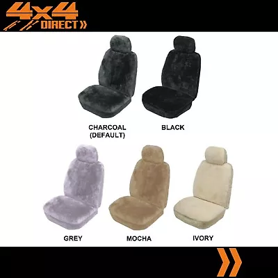 SINGLE 25mm SHEEPSKIN WOOL CAR SEAT COVER FOR MAZDA PREMACY • $129.83