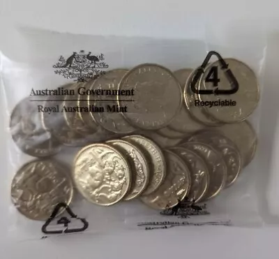 Australia 2021 Jc Effigy Mob Roos $1 Dollar Coin RAM Mint Bag Of 20 Coins UNC  • $199