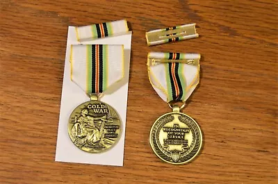 FULL SIZE COLD WAR VICTORY SERVICE MEDAL With RIBBON • $27.95