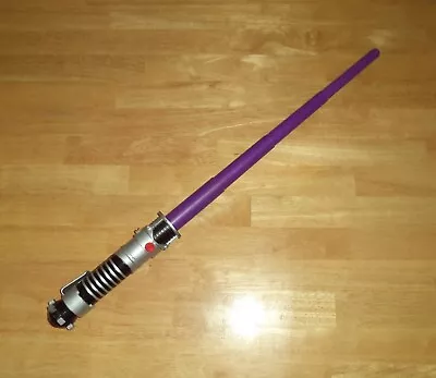 2002 Hasbro Star Wars Mace Windu Purple Telescoping Light Saber Non-Electronic • $24.99