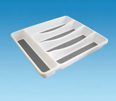 Caravan Or Motorhome White Plastic 5 Position Cutlery Tray - 7601800 • £13.50