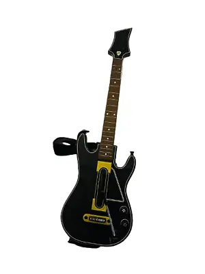 $25 • Buy Activision Guitar Hero Wer Wirelss Guitar Xbox 360 PS3 Black Gold
