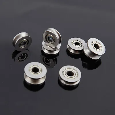$1.76 • Buy 5pcs V U Groove Roller Wheel Ball Bearings Embroidery Machine Pulley Bear-qy