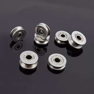 $3.50 • Buy 5pcs V U Groove Roller Wheel Ball Bearings Embroidery Machine Pulley Bearin#-i
