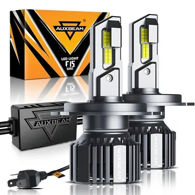 AUXBEAM 90W 20000LM Canbus LED Headlight Fog Bulbs 9005 9006 H11 9007 H4 H7 H13 • $17.99