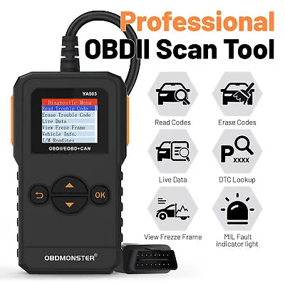 $9.99 • Buy OBD2 Scanner Code Reader Check Engine MIL Diagnostic Scan Tool For Mercedes-Benz