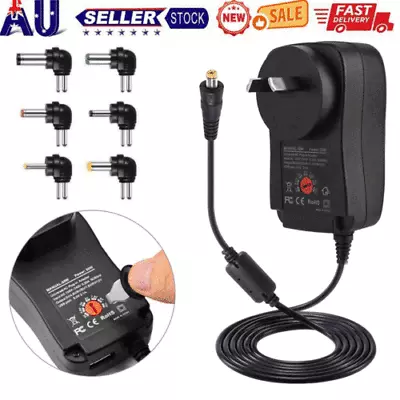 Plug-in Charger Power Universal 3V/4.5V/5V/6V/9V/12V Adapter Wall AC/DC Supply • $17.99