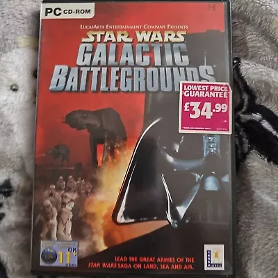 Star Wars: Galactic Battlegrounds (PC: Mac/ Windows 2001) - European Version • £1.95