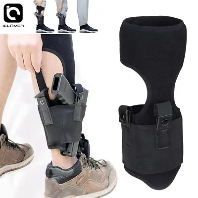 Tactical Ankle Gun Holster Concealed Carry Pistol Ankle Leg With Magazine Pouch • $10.99