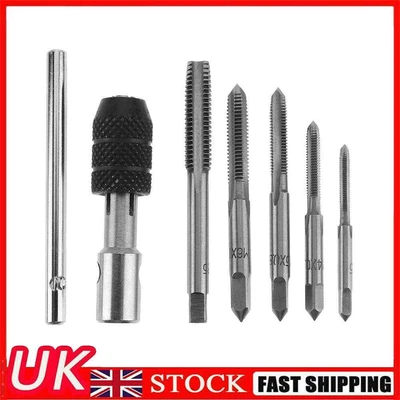 £6.60 • Buy 6pcs T-type Machine Screw Thread Tap Wrench M3/M4/M5/M6/M8 Tap Set DIY Tool